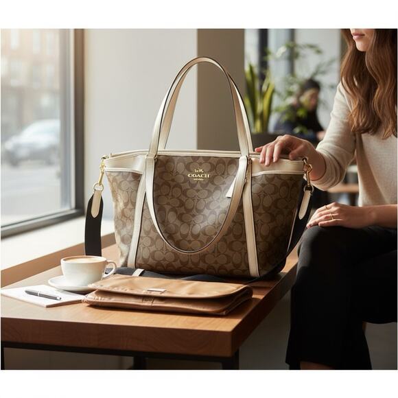Coach Baby Diaper Bag - Picture 1 of 16